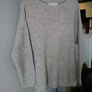 Grey knit sweater Grey knit sweater