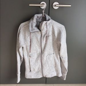 Avalanche light gray zip up.