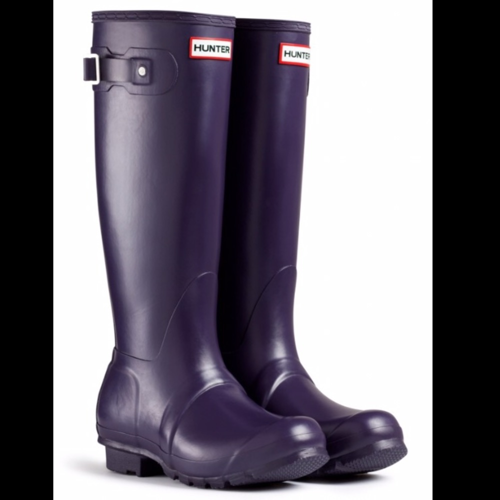 ✨SOLD✨Hunter Original Tall - Aubergine sz 10