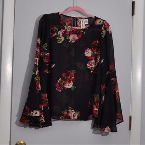 Bell Sleeve Blouse