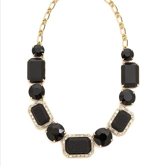 Kate Spade•Black Gem and Gold Jackpot Statement Necklace-NWT - Picture 2 of 6