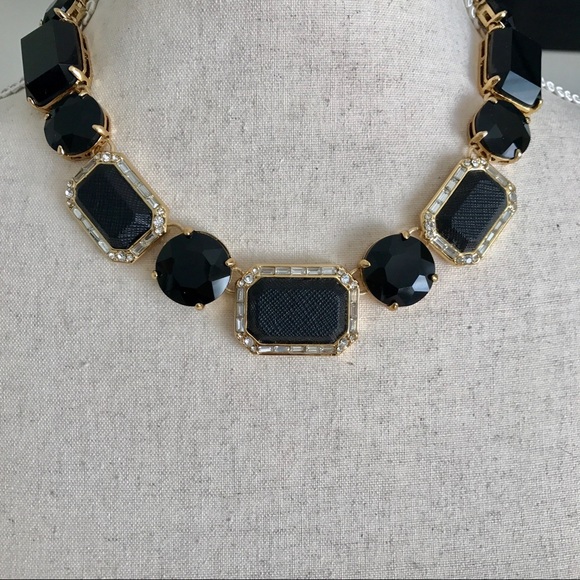 Kate Spade•Black Gem and Gold Jackpot Statement Necklace-NWT - Picture 3 of 6