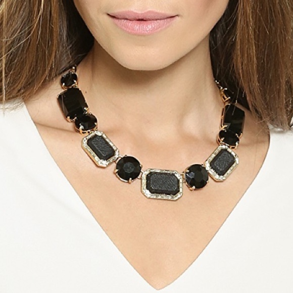 Kate Spade•Black Gem and Gold Jackpot Statement Necklace-NWT - Picture 6 of 6