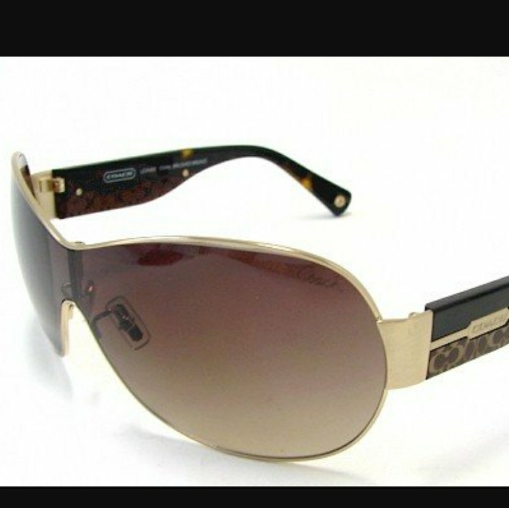 Coach Leanne Model S566 Brushed Bronze Sunglasses