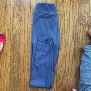 Gray-Blue Solid Lularoe Leggings