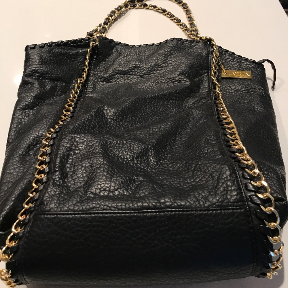 Leather/Gold Amrita Bag