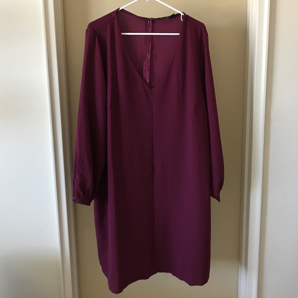 Eloquii Ox Blood Red/Maroon Dress Size 20