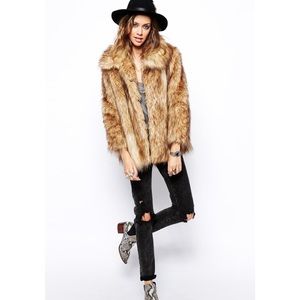Asos petite vintage faux fur jacket
