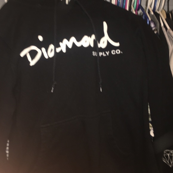 Diamond Supply Co. Tops - Diamond Supply Co. Black Hoodie