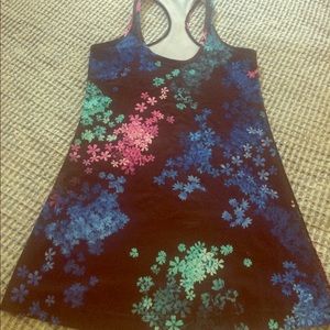 Lululemon floral racer back Tank
