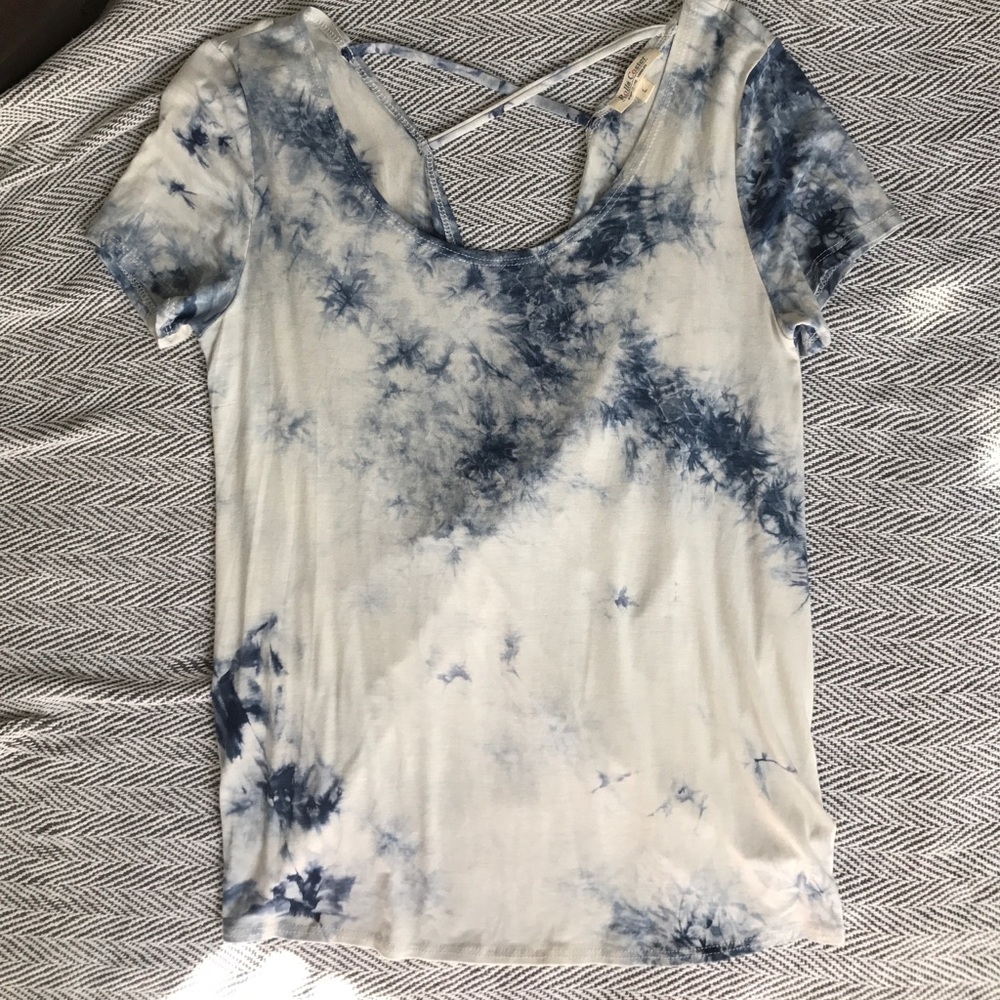 Tie-Dye Top w/ Cute Back Detail