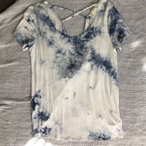 Tie-Dye Top w/ Cute Back Detail