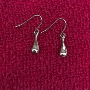 Silver Tear Drop Earrings