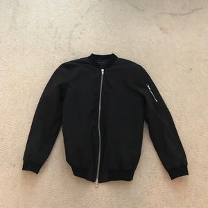 Pacsun bullhead denim bomber jacket