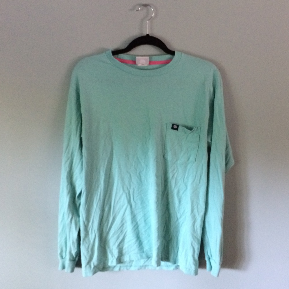 teal "thanks a yacht" long sleeve