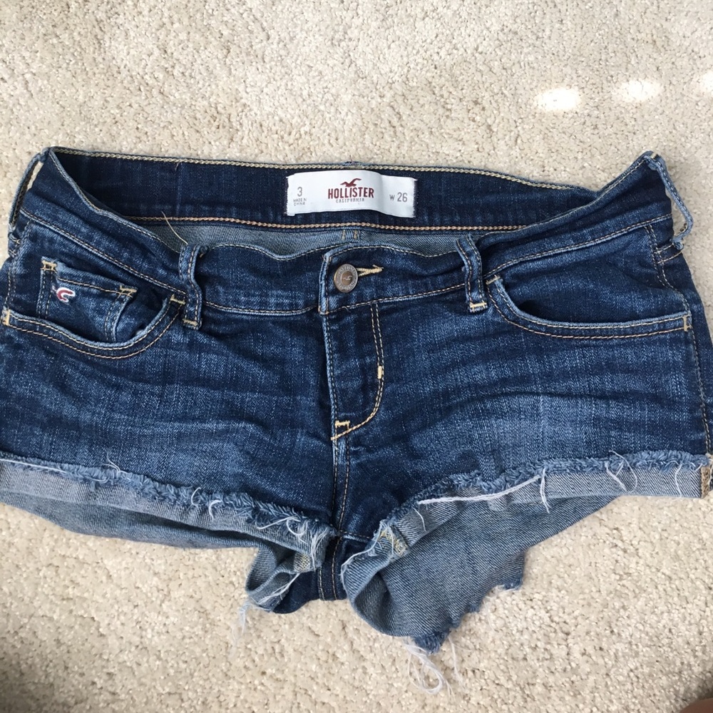 hollister jean shorts