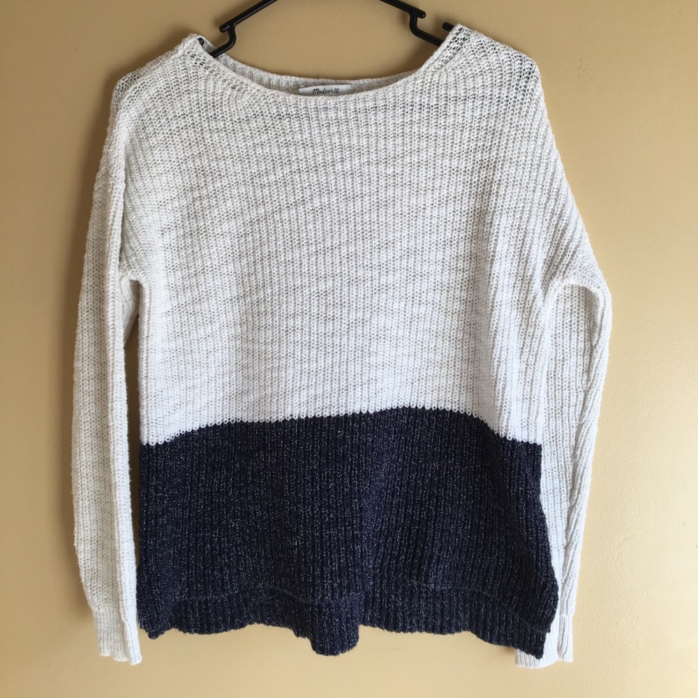 Madewell Colorblock Sweater