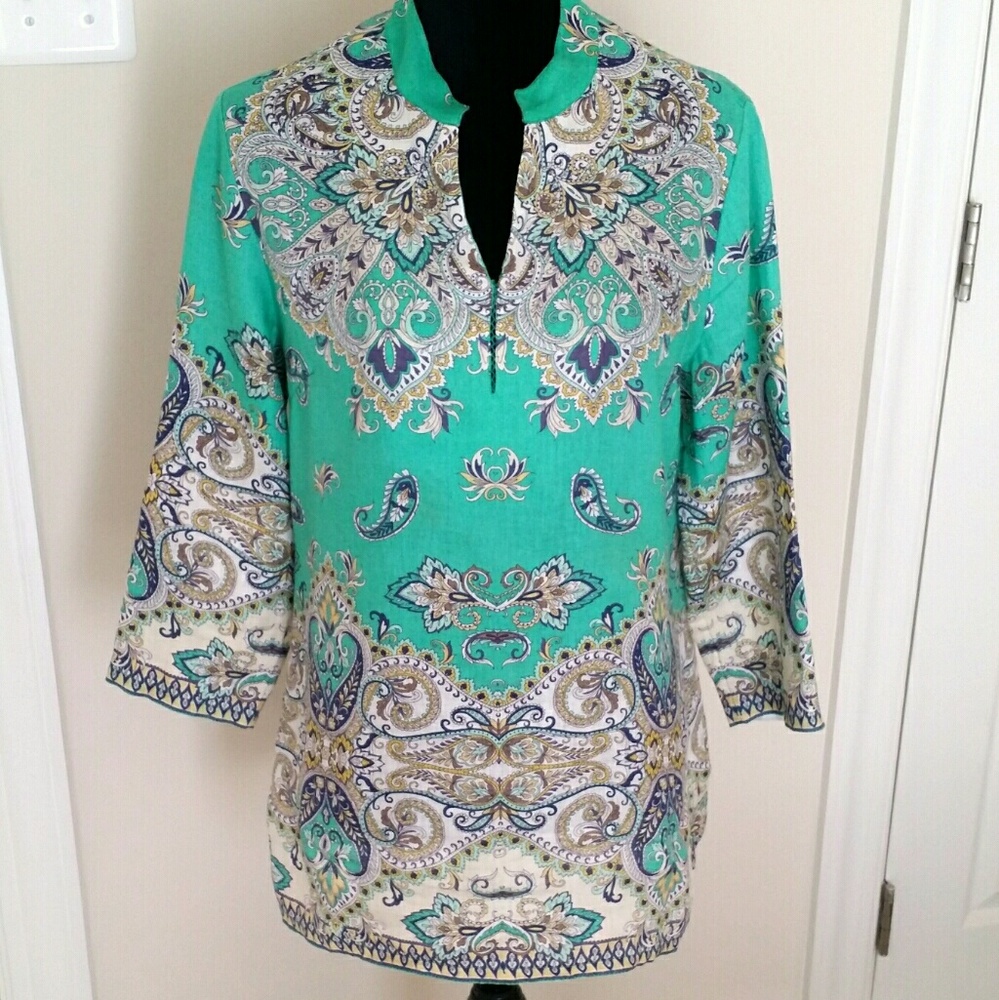 Charter club tunic size small