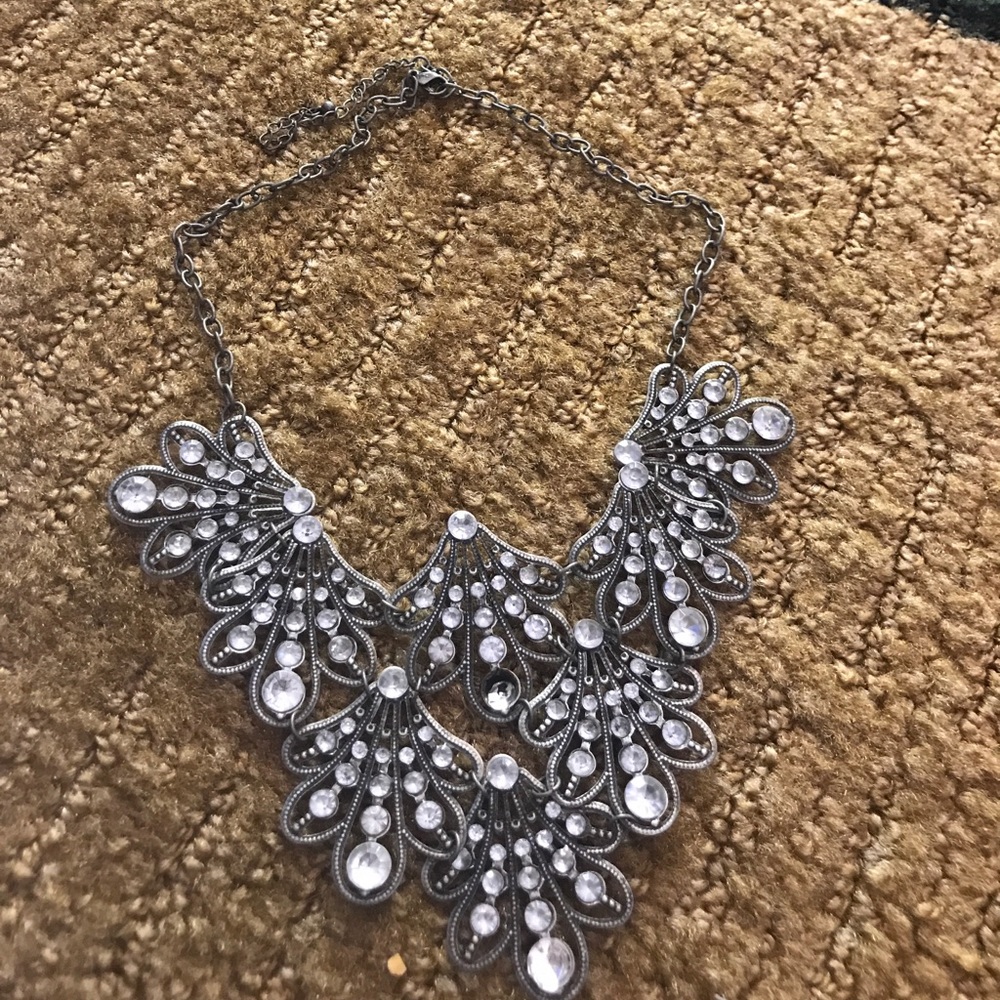 F21 silver  fashion necklace