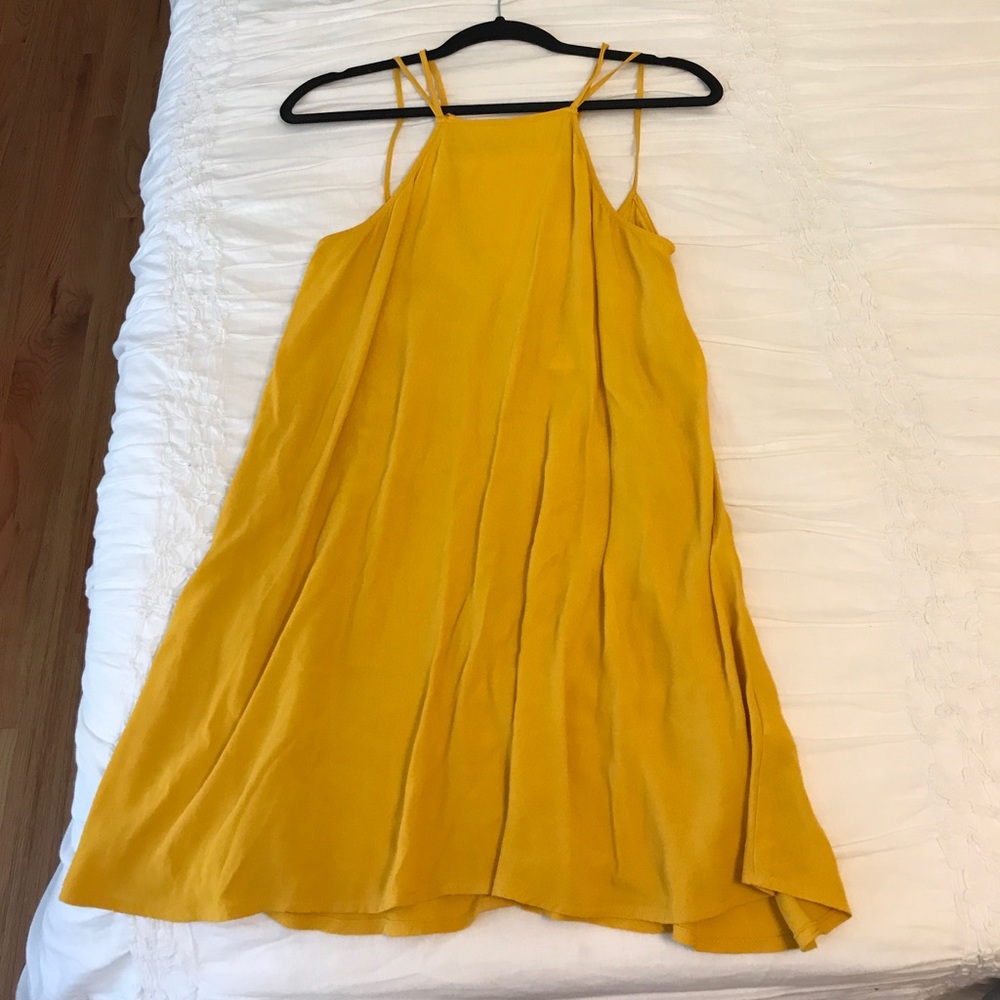 Urban Outfitters mustard yellow dress