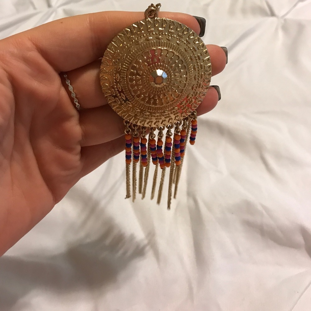 Boho statement necklace
