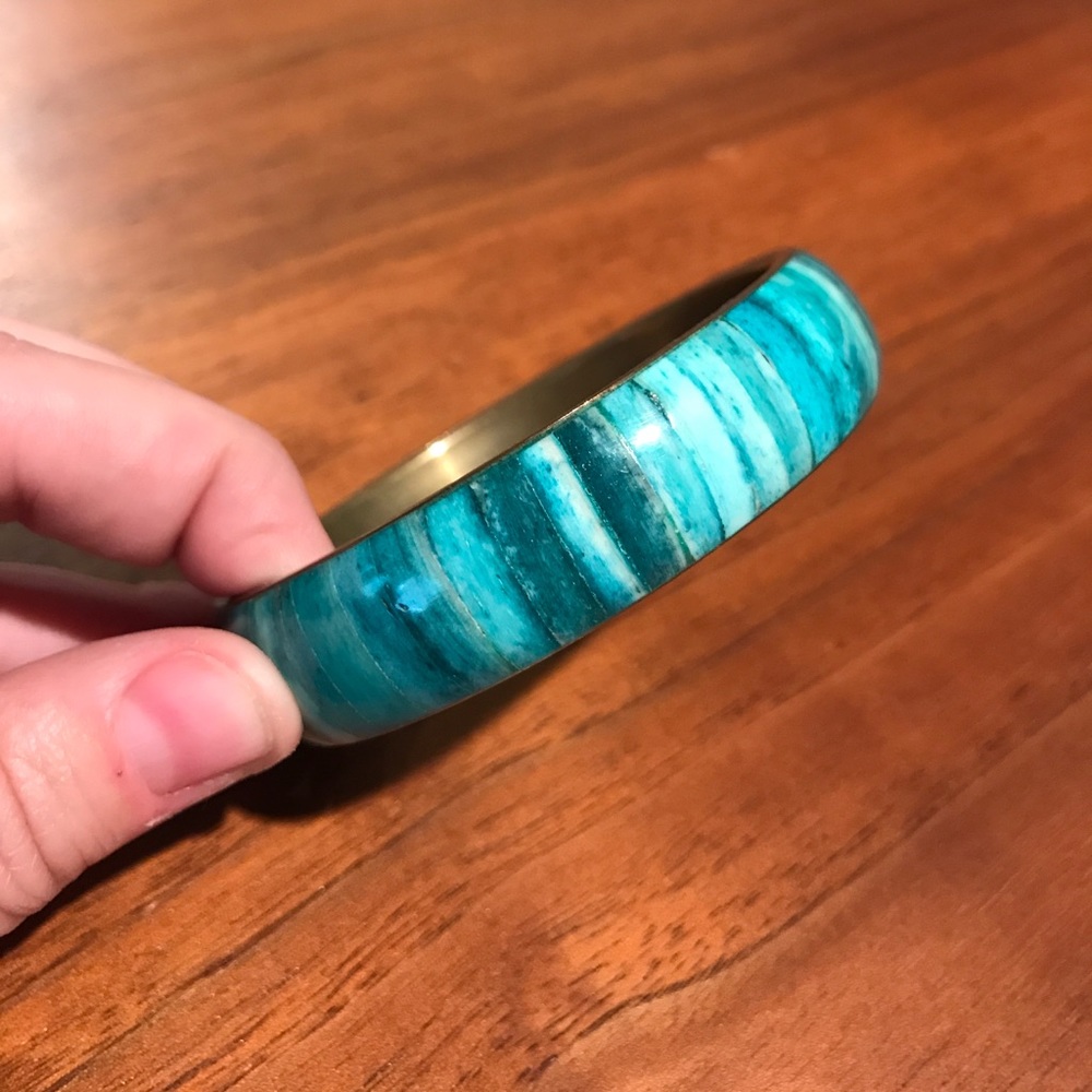 Turquoise colored bracelet