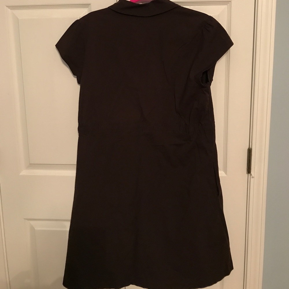 Dark brown cotton dress - Picture 2 of 2