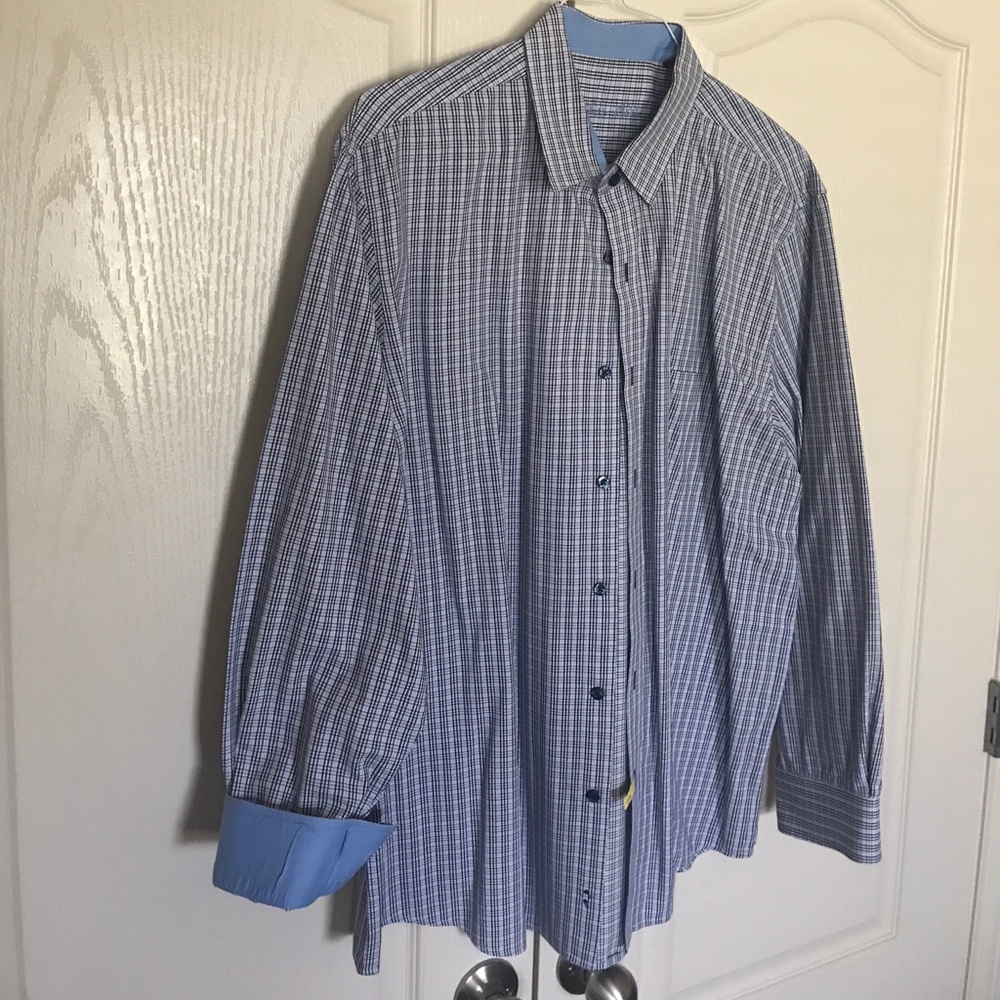 Men’s Long Sleeve Tasso Elba Dress Shirt