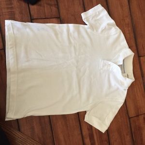 Gap boys white polo tee S (6/7) NWT