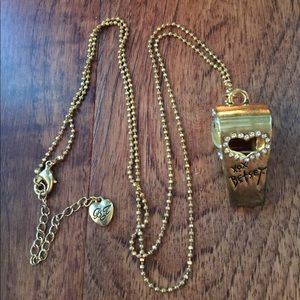 Betsy Johnson* Never used! Whistle necklace Betsy Johnson* Never used! Whistle necklace