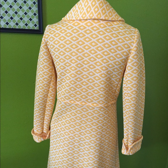 Kay Cantonwine Vintage Yellow Coat - Picture 2 of 6