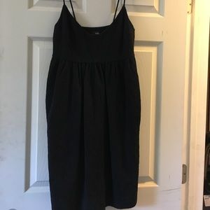 Anthropology Viola Printed Black Dress