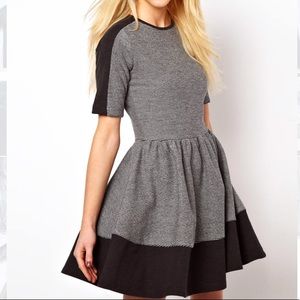 ASOS Colorblock Sporty Skater Girl Knit Dress ASOS Colorblock Sporty Skater Girl Knit Dress