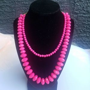 Hot Pink Statement Necklace Hot Pink Statement Necklace