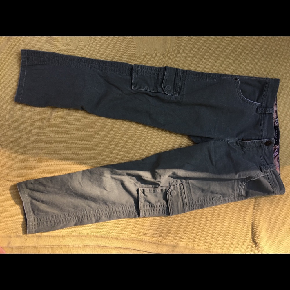 Sanctuary army green Capris pants, size 27