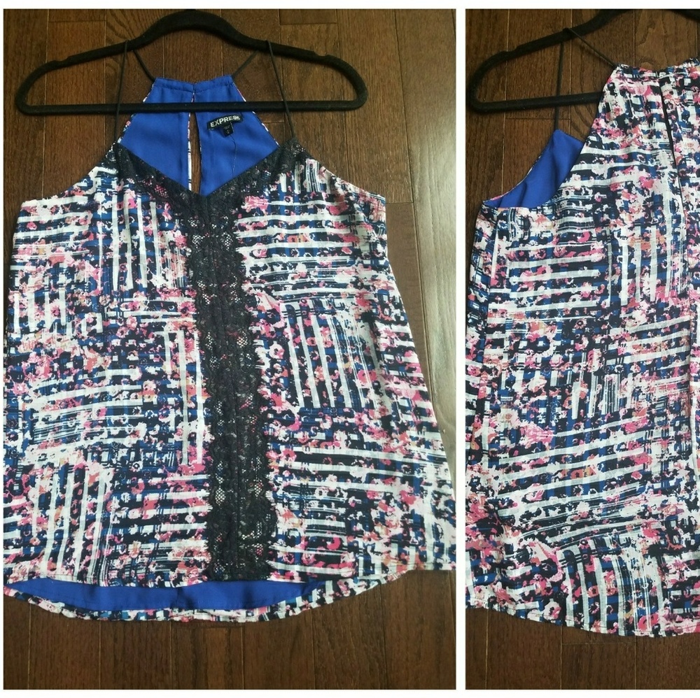 Express floral cami blouse