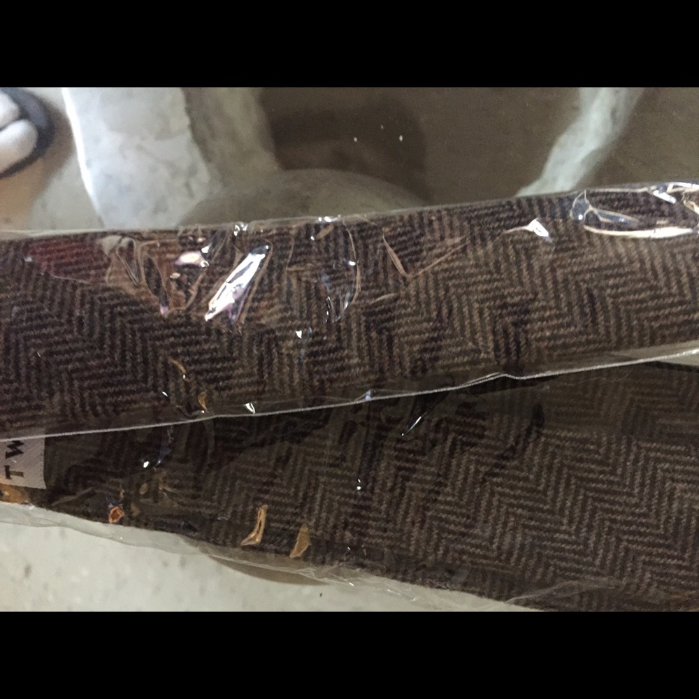 NWT Twillory wool Herringbone Neck Tie