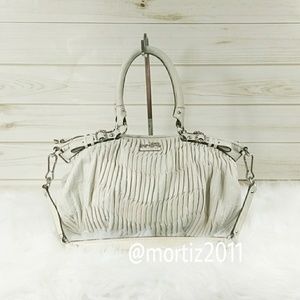 Coach Gathered Leather Satchel Coach Gathered Leather Satchel