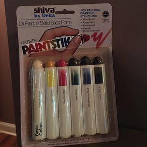 Oil Paint  in Solid Stick Form