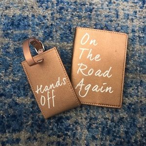 Luggage tag and Passport holder 🎉FREE W/ PURCHASE