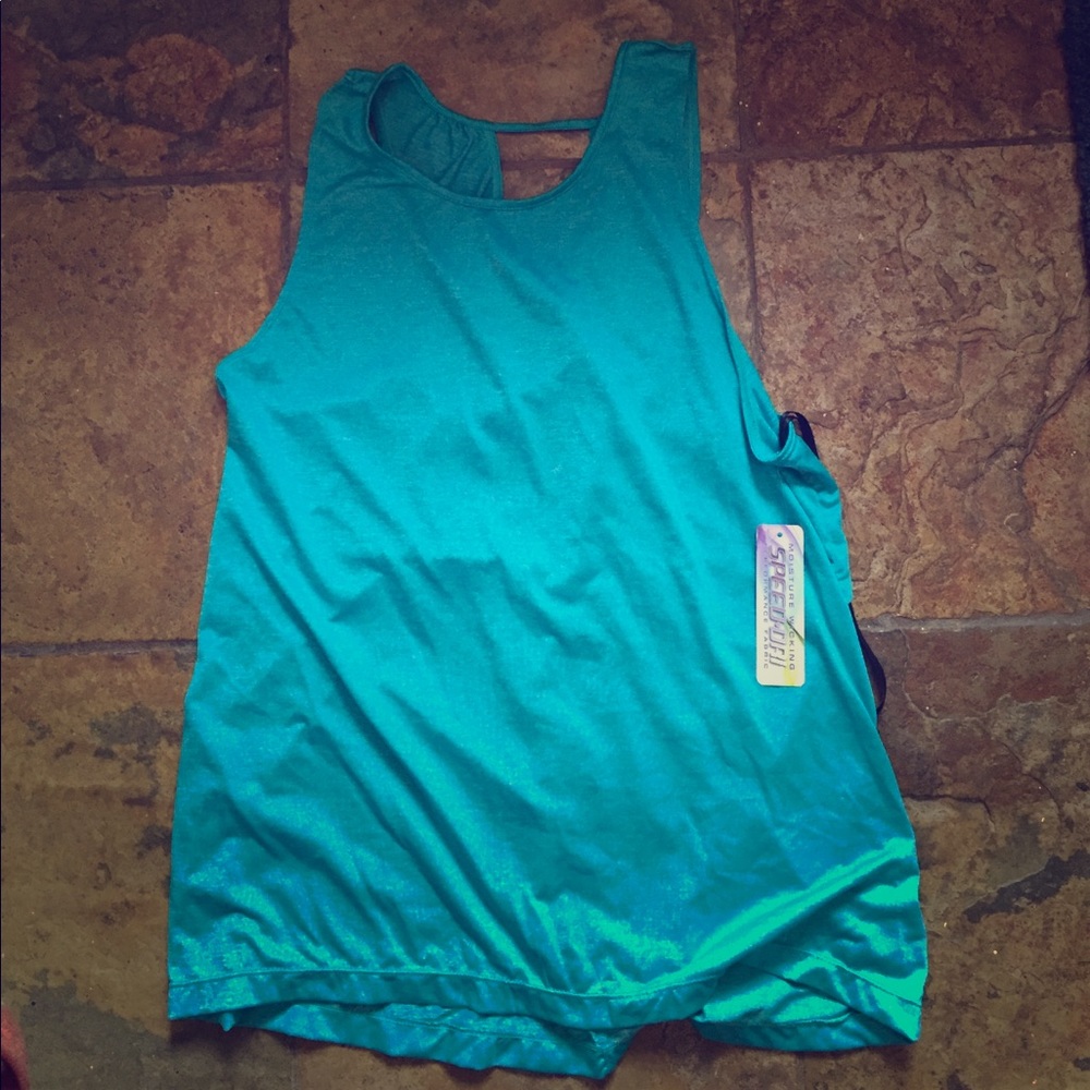 NWT Teal Workout Top