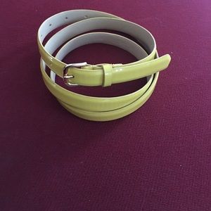 Patten leather Jcrew belt