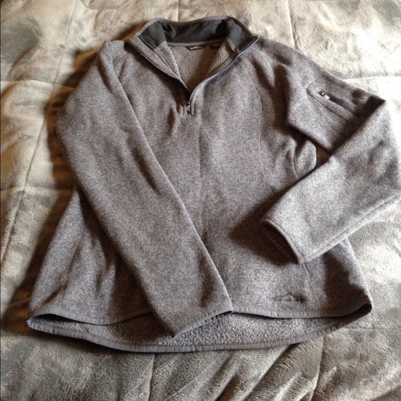 Eddie Bauer Sweaters - Eddie Bauer heather gray pullover sweater size M