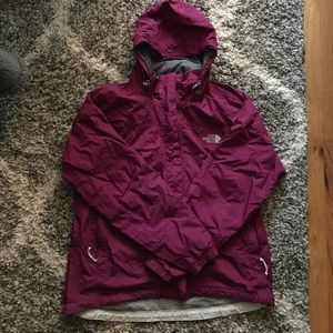 The North Face rain jacket