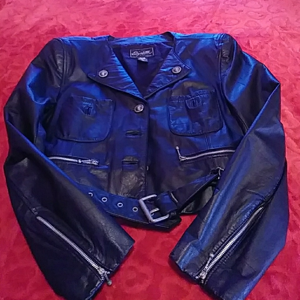 Leather jacket