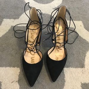 Lace up Heels - never worn! Lace up Heels - never worn!