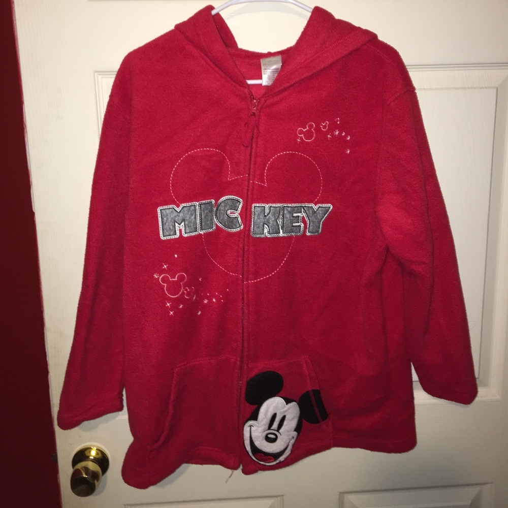 Disney Mickey Mouse fizzy red sweatshirt