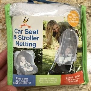 Car seat and stroller netting