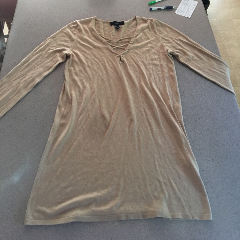 Forever 21 long sleeve sweater dress