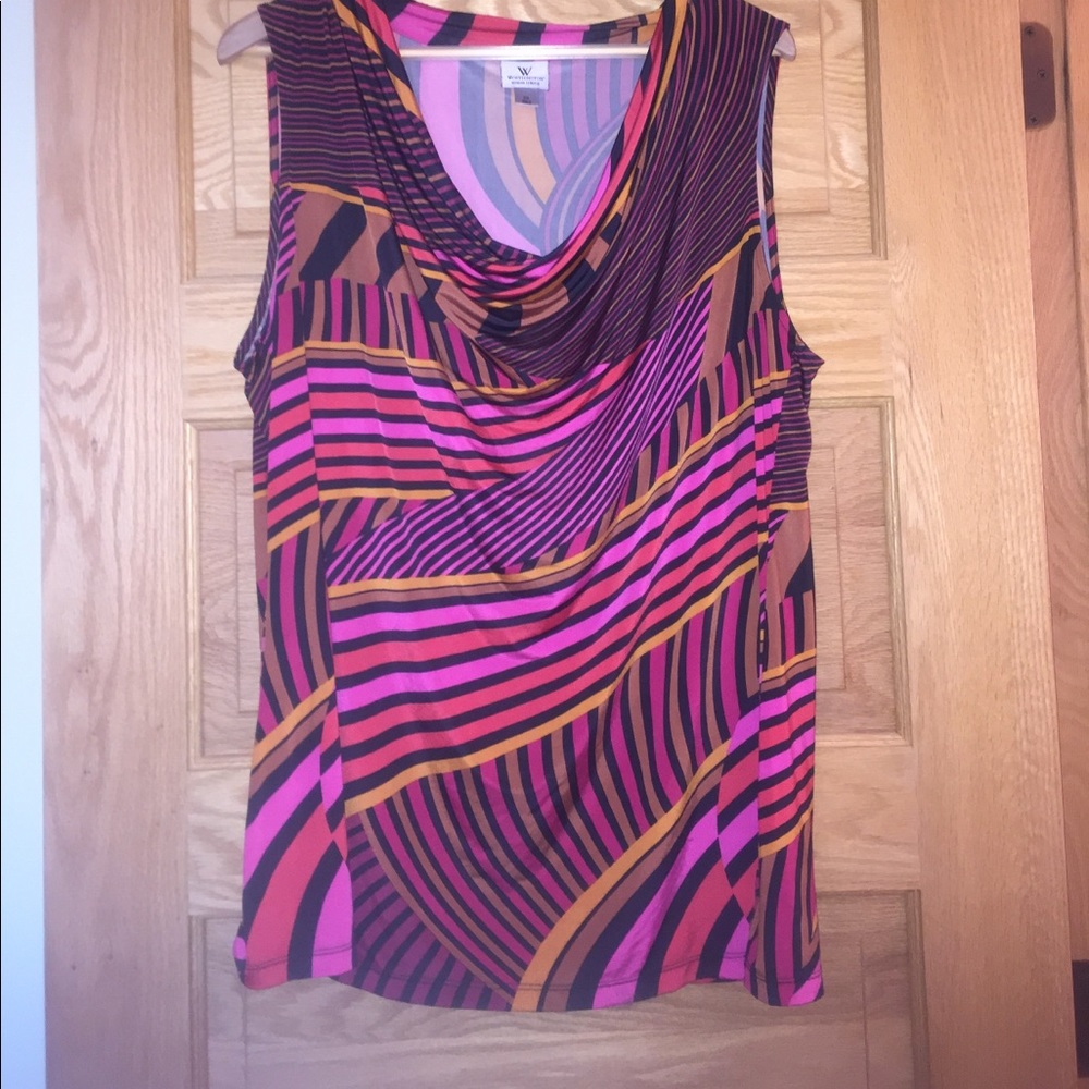 2x plus patterned tank